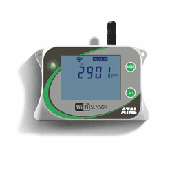 Toon details voor AWP-C WiFi datalogger met interne CO2 sensor Afbeelding van AWP-C WiFi datalogger met interne CO2 sensor