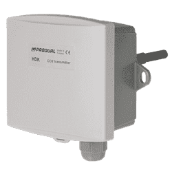 Toon details voor CO2-transmitter en PI-regelaar voor kanaalmontage serie HDK Afbeelding van CO2-transmitter en PI-regelaar voor kanaalmontage serie HDK