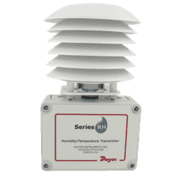 Toon details voor Passieve temperatuursensor voor buiten met weerhut serie TE-RND Afbeelding van Passieve temperatuursensor voor buiten met weerhut serie TE-RND