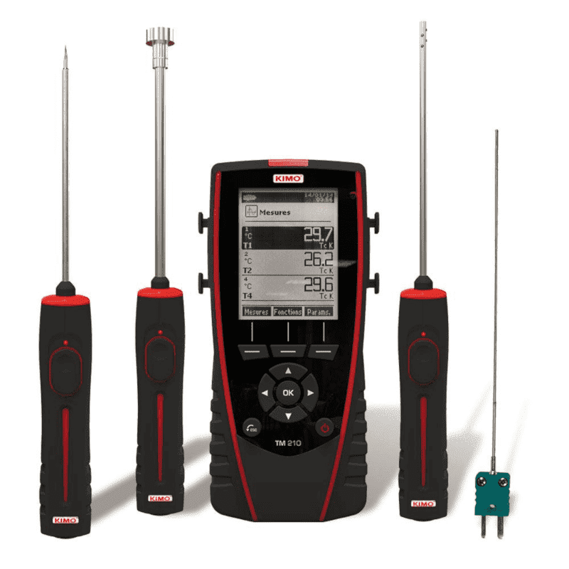 Kimo portable thermometer series TM210