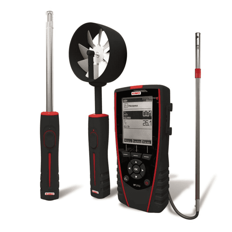 Kimo portable anemometer series VT210