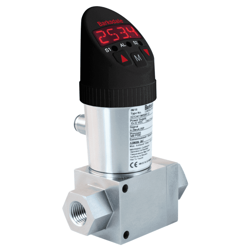 Barksdale electronic differential pressure switch series BDS3000 with IO-link