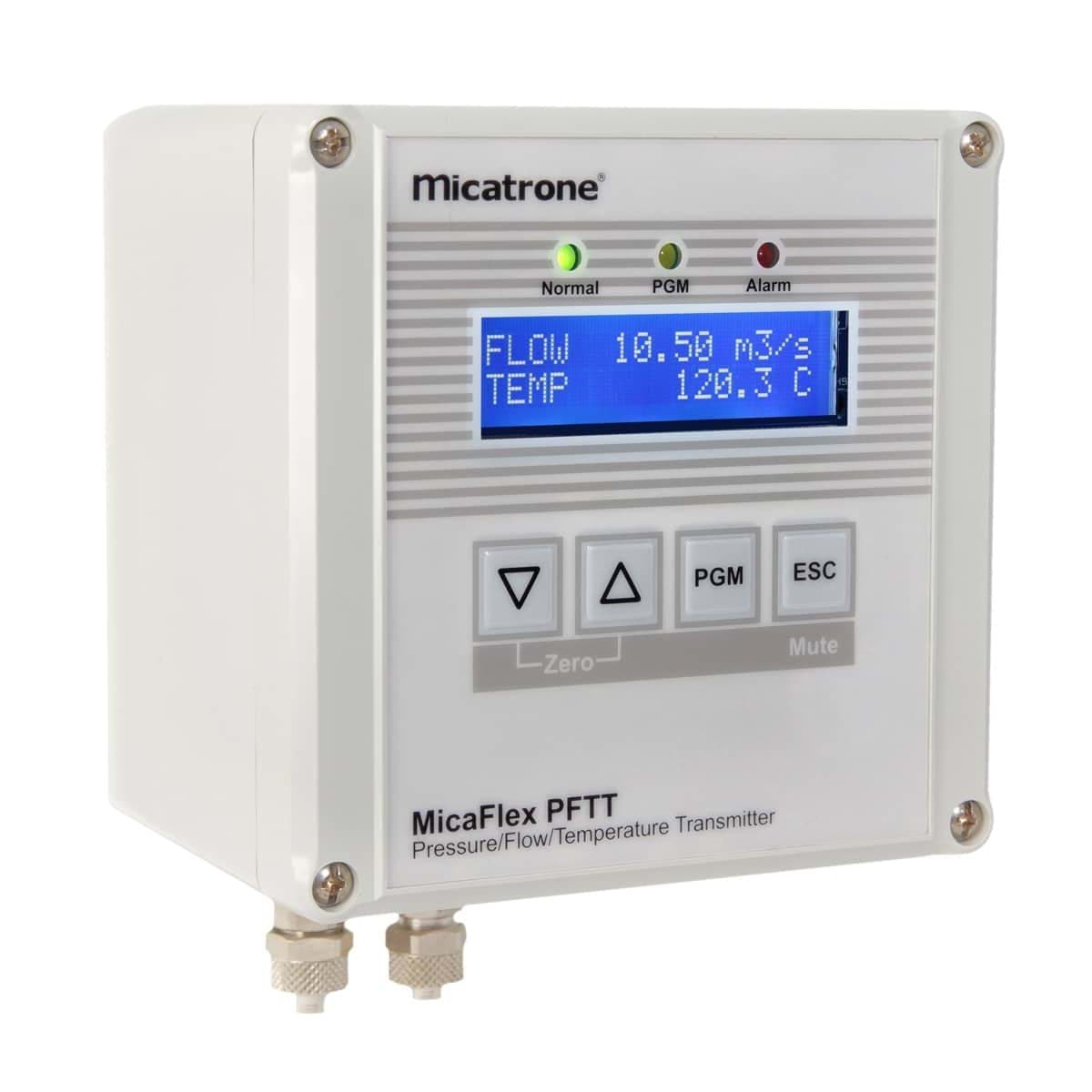 Micatrone Pressure- and Flow transmitter series MF-PFTT